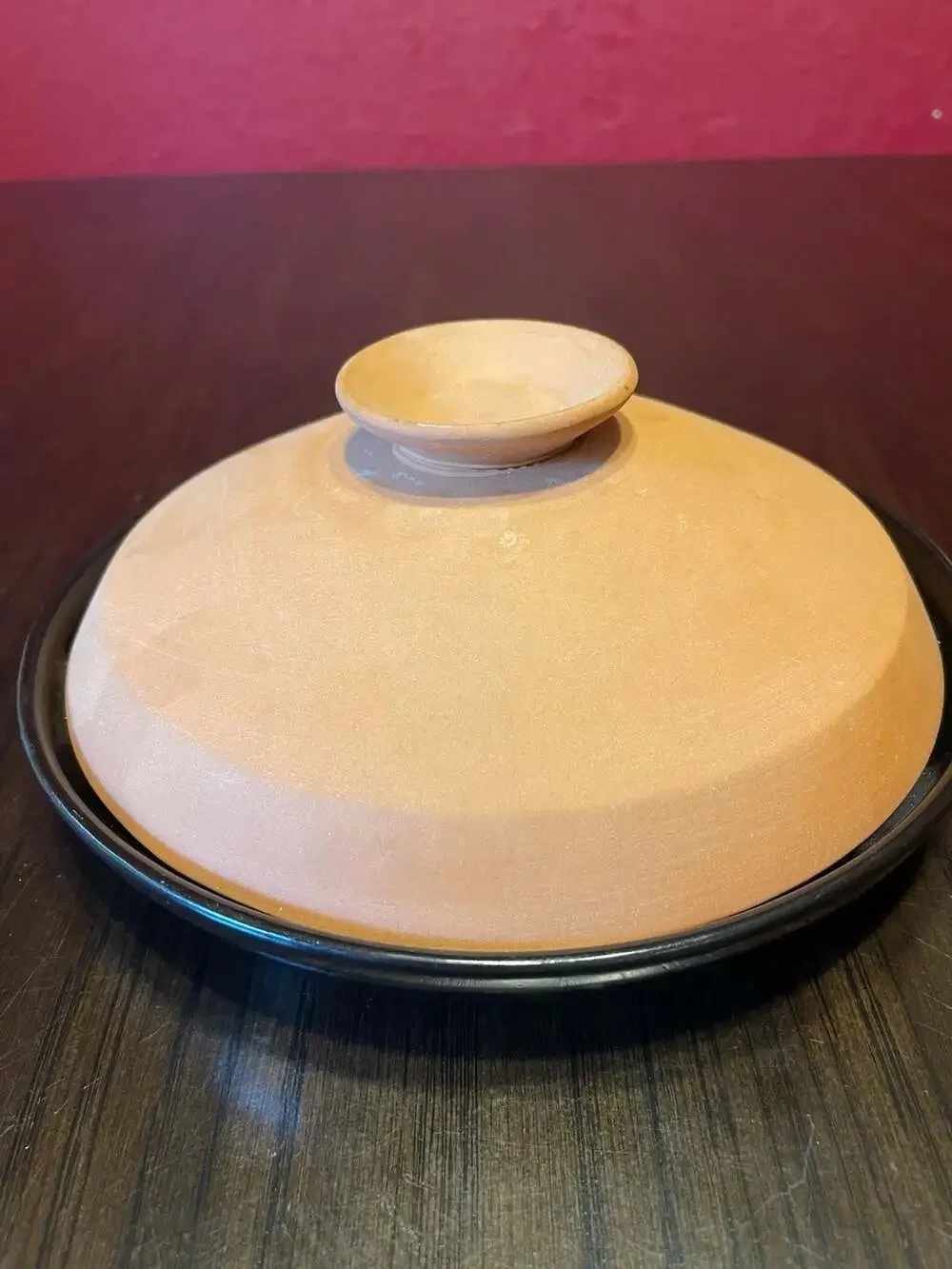 Vintage Frankoma Desert Gold Plainsman Individual Casserole With Lid